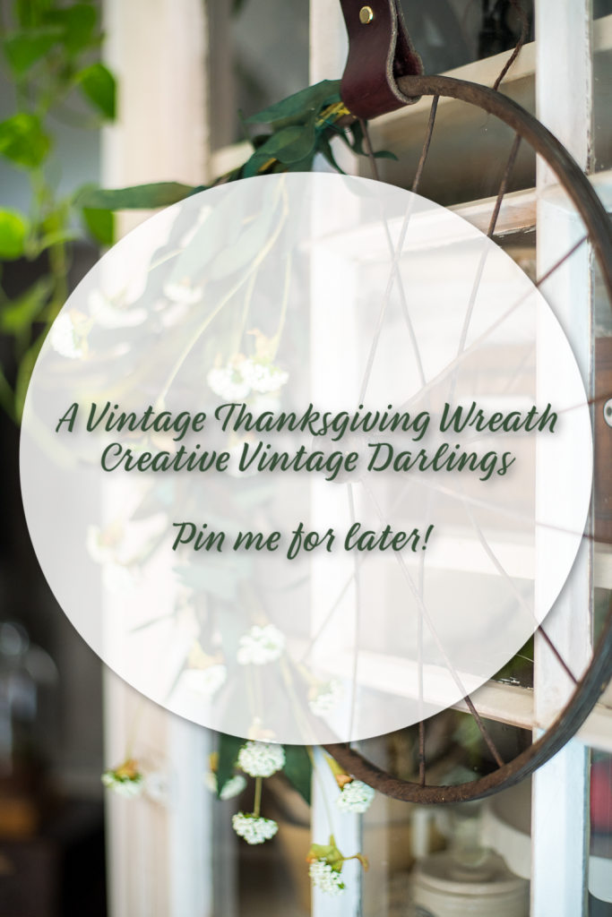 CreativeVintageDarlings - Thanksgiving wreath - Vinyet Etc