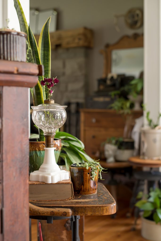 DIY Plant Stands from Vintage Stools - Thrifty Style Team