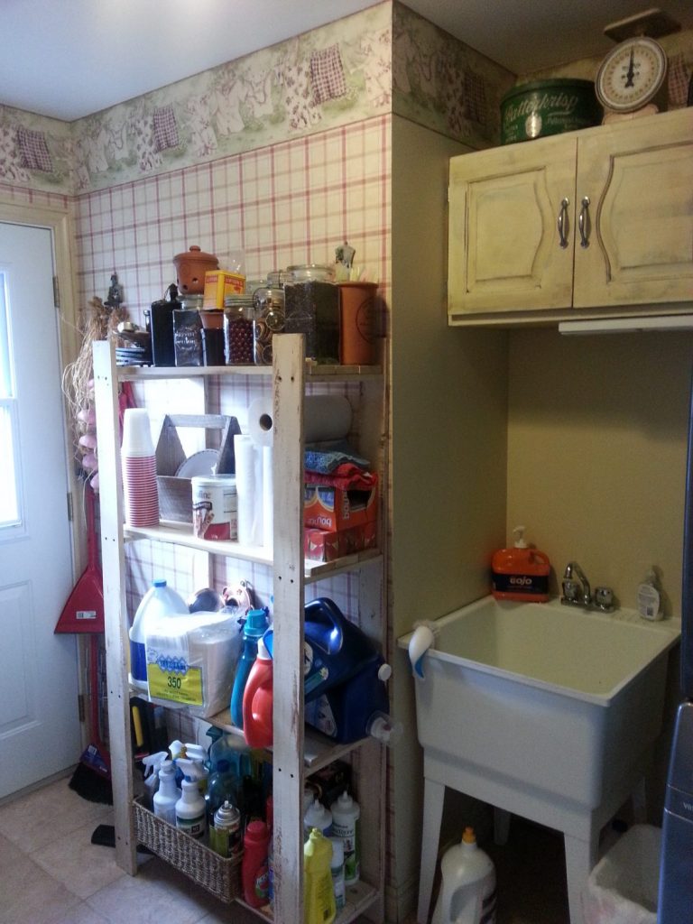 Pantry-laundry makeover Before